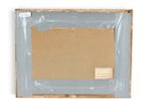 a picture of a piece of cardboard taped to a wall