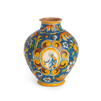 Vase EN Faience Polychrome, Atelier DE Mastro Domenico, Veni…