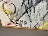 a picture of a painting on the wall of a room