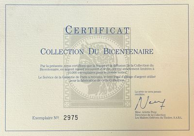 a certificate that is being displayed on a table