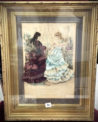 une image représentant une femme en robe et une dame en robe