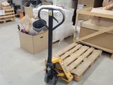 an image of a forklift in a warehouse