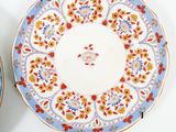two plates that have different designs on them