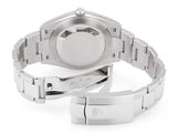 an image of a wrist watch with a silver bracelet on a white background