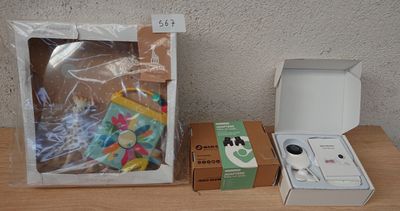 Lot de 3 articles composé de : 1 ECOUTE BÉBÉ Blanc 4,3 Pouce…