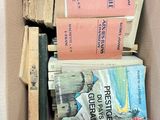 a box full of books that are sitting in it