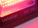 a close up of a light that is on a table