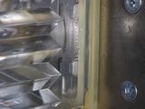 a close up of a blender with a blender inside of it