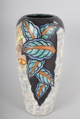 Dage : vase en céramique polychrome (fèle) - Photo 1