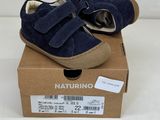 chaussures en daim bleu marine pour petit garçon, avec des bandes Velcro