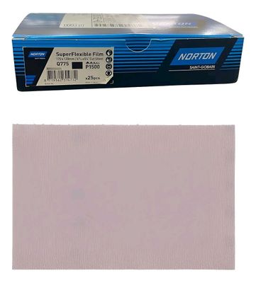 Lot de 50 feuilles de papier de verre - NORTON - Superflexib…