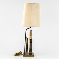 Willy Daro (1918-1990) (attribué à) « Lampe de table avec pi… (photo 6)