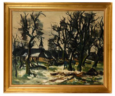 Gaston SÉBIRE (1920-2001) Église d’Ymarre