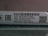 a label on the back of a laptop computer