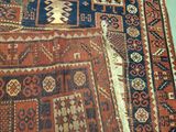 an image of a rug is laying on the floor in a room