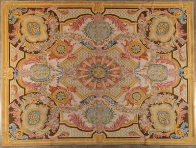 l'image d'un tapis orné d'un motif floral