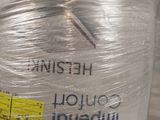 a large roll of plastic wrapped up on a counter