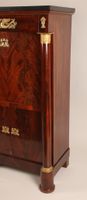 Secrétaire rectangulaire en acajou et placage d'acajou flamm… (photo 4)
