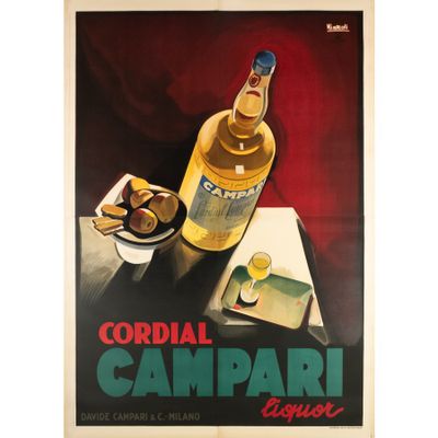 Liqueur cordiale de Campari" [Rouge].