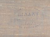 an image of a close up of a piece of cloth with writing on it