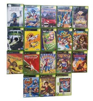 a lot of video games that are on the table