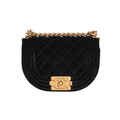 chanel black quilted lambskin mini flap bag