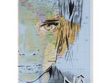 une image représentant une carte du monde sur laquelle figure le visage d'une femme