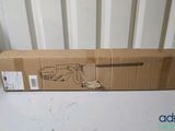 a cardboard box with a drawing of a cat on it