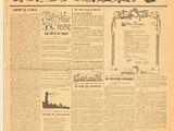 the front page of a french newspaper with a picture of a man on a horse