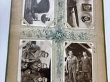 an old book with pictures of people and animals on it