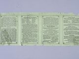 a piece of paper that has some type of information on it