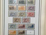 a picture of a picture of a collection of stamps on display