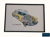 an image of a picture of a car with a cut out of it