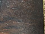 an image of a close up of a painting on a wall