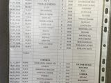 a picture of a table with a list of books on it