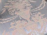 an image of a chair with a floral pattern on it