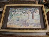 a picture of a picture of a painting on a table