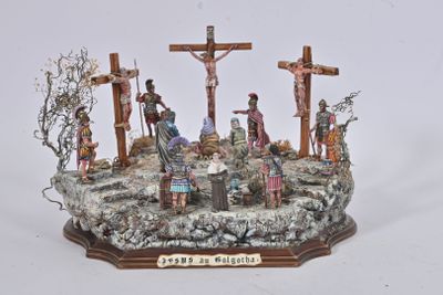 Modélisme amateur, Alain Saliège, "Jesus au Golgotha", 2003,…
