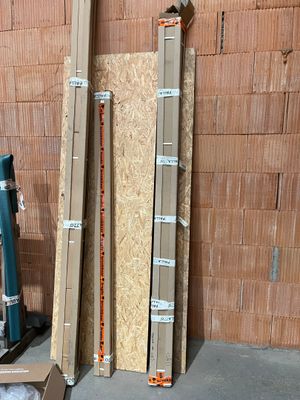 deux toiles de stores verticaux PALAZZO avec pièces d'assemb…