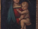 an image of a painting of a woman holding a baby