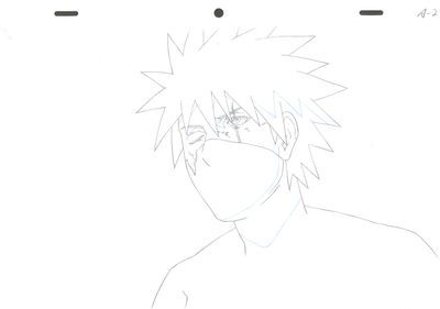 dessin représentant un homme aux cheveux blancs et portant des lunettes
