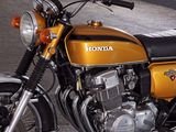a motorcycle that is parked in a garage