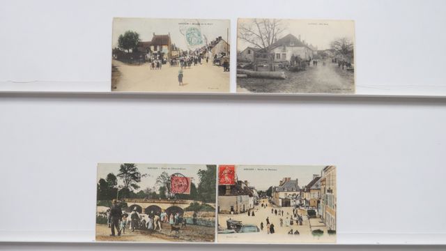 Gouzon : Lot de 4cpa (dont 3 colorisées). TBE.