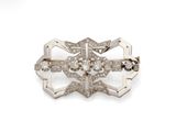 an art deco diamond broochle