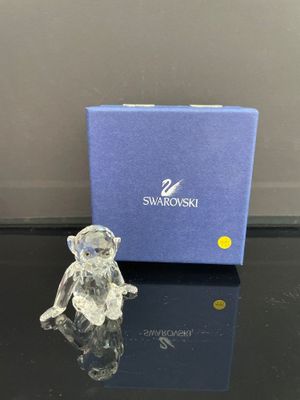 figurine d'ours en cristal Swarovski avec son coffret