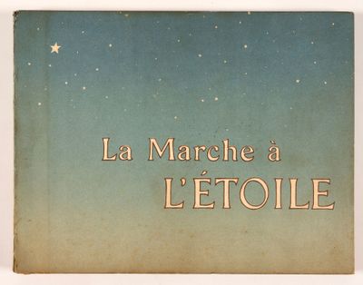 un vieux livre sur lequel sont inscrits les mots « La Marche à l'Étoile »