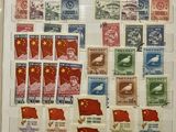 a picture of a picture of a collection of stamps on display