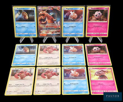 a lot of cards that are sitting on a table