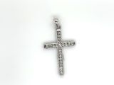 a diamond cross on a white background with a white background