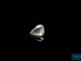 a white diamond on a black background